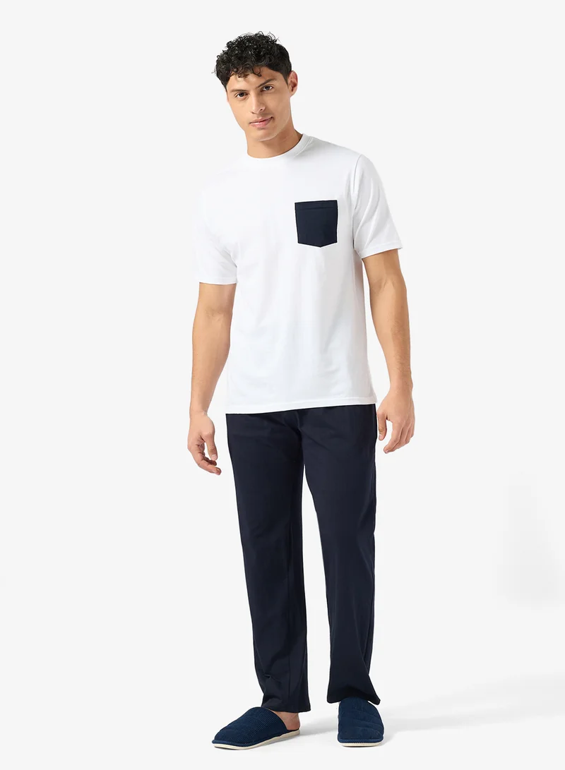 Robert Wood  Regular fit tee and Pant set for Men | Best Price UAE